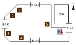 グルメパークinおおまた公園 マップ